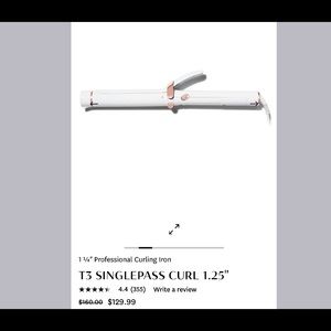 T3 1.25” Curling Iron